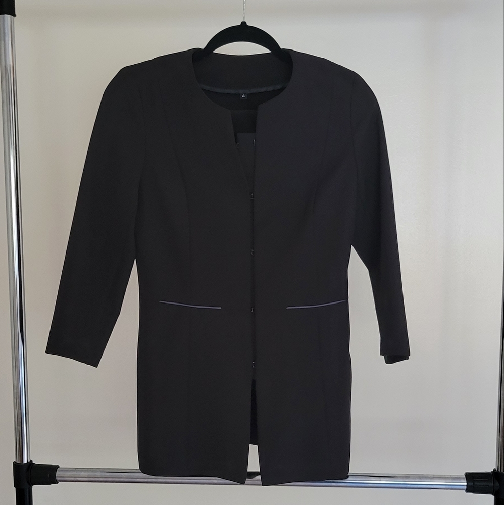 Women’s Black Skirt Set Jacket - Brand Unspecified